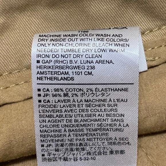 Banana Republic Brown High Rise Wide Leg Authentic Chino Khaki Bermuda Shorts 12 - Picture 5 of 5